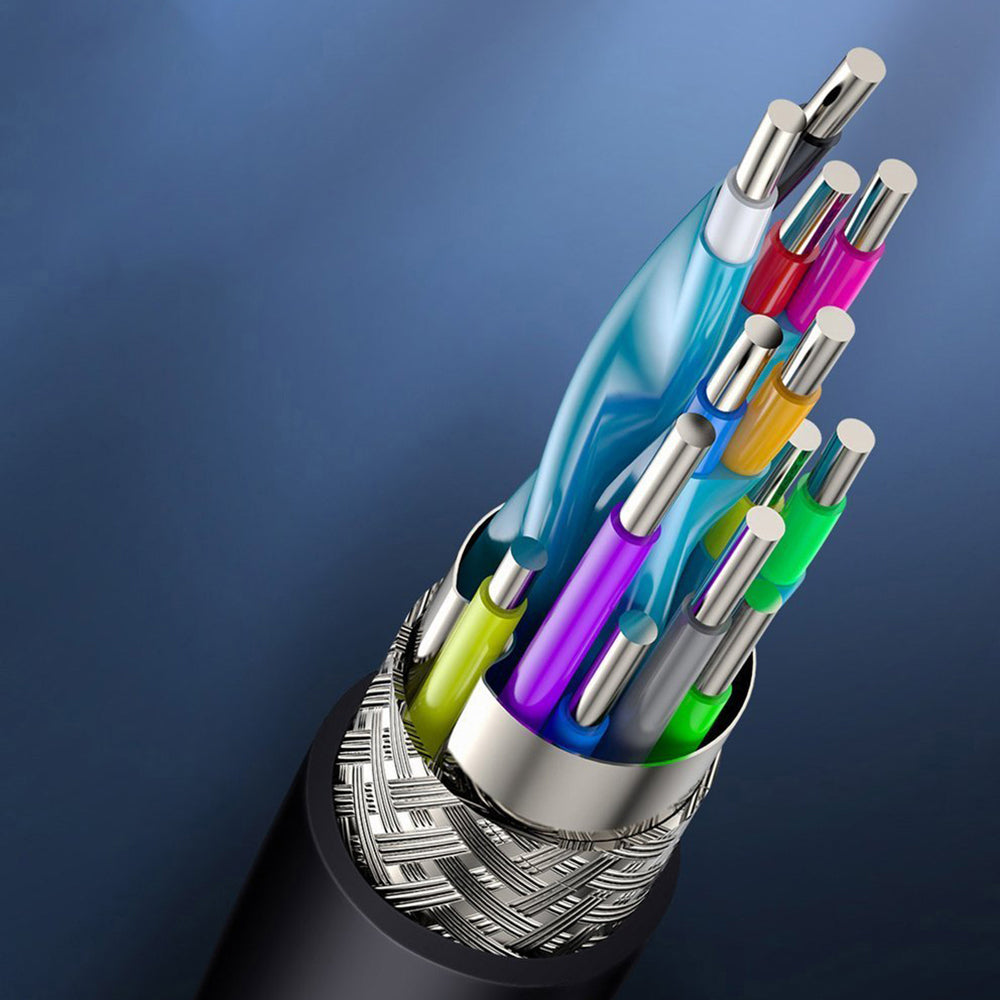 Baseus - Video Cable (CAKGQ-D01) - HDMI to HDMI, High Definition, 5m - Black