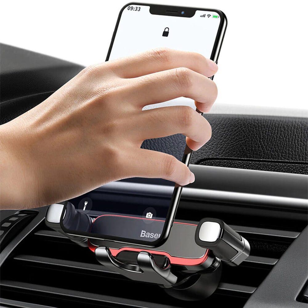 Baseus - Car Holder Mr Hui Gravity Series (SUYL-HU01) - for Air Vent - Black