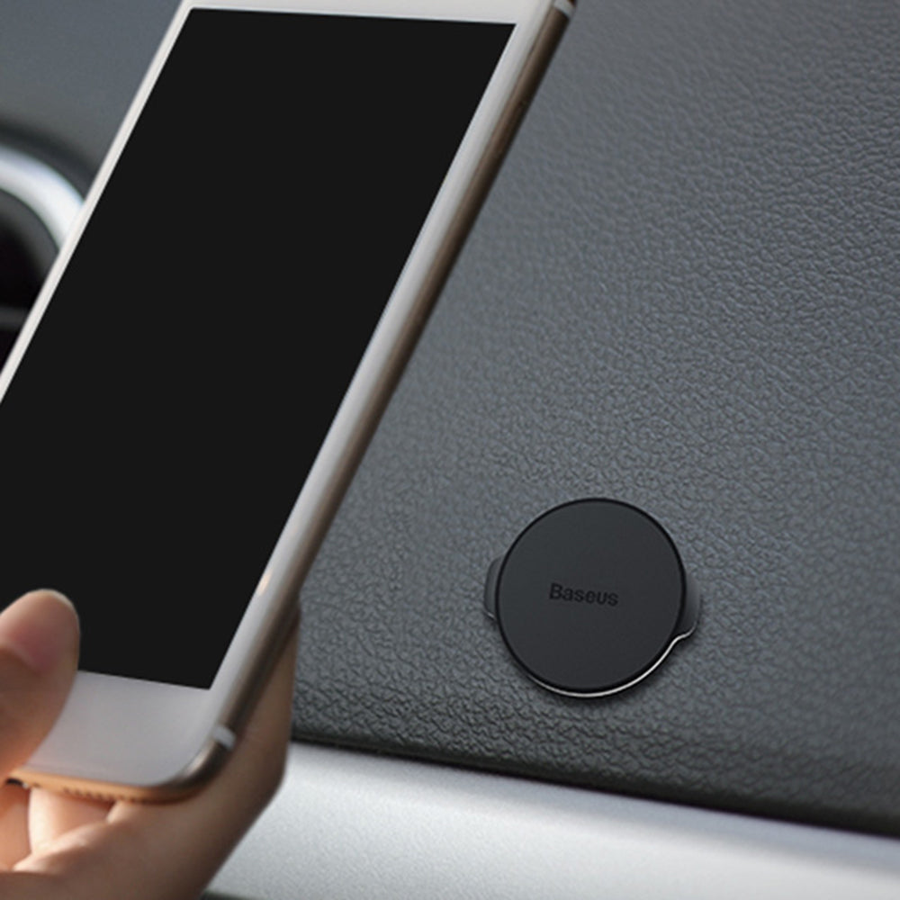 Baseus - Car Holder Small Ears Series (C40141403113-01) - Magnetic Bracket, for Dashboard, Flat Type - Cluster Black