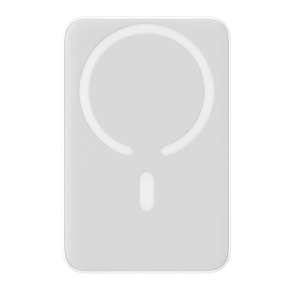 Baseus - Power Bank Magnetic Mini (PPCX070002) - USB-C, MagSafe, 10000mAh, 20W, with Cable Type-C, 60W, 30cm - White