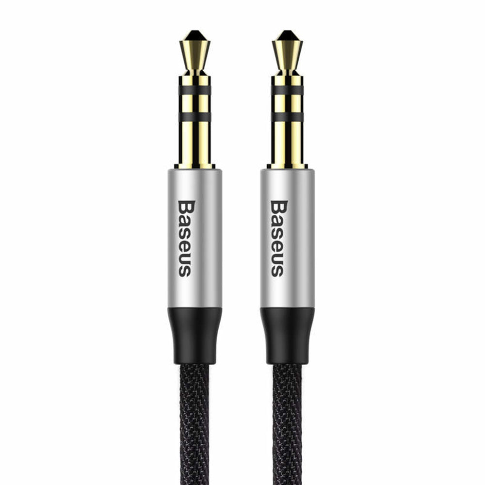 Baseus - Audio Cable M30 (A10329800117-Z1/CAM30-BS1) - Jack to Jack, 1.5m - Black
