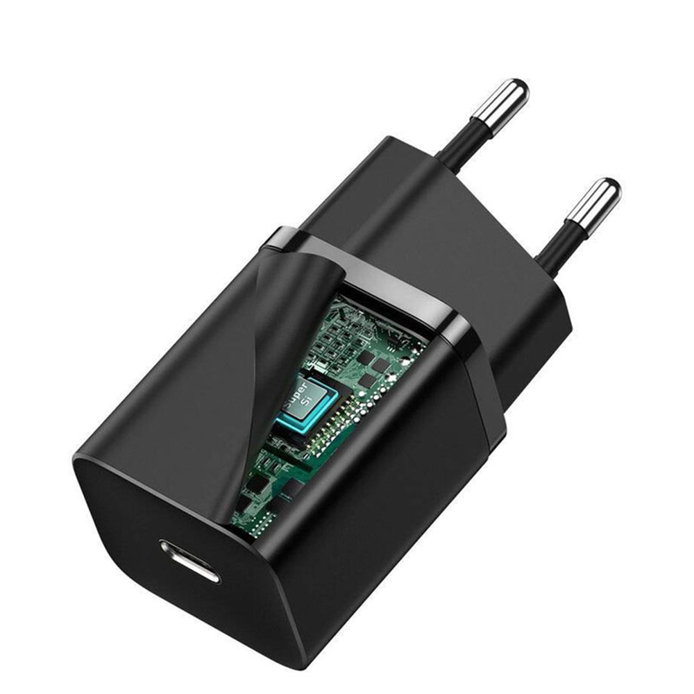 Baseus - Wall Charger Super Si (CCSUP-J01) - Type-C, Fast Charge, 30W - Black