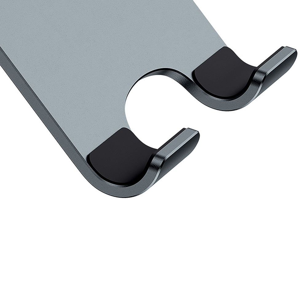 Baseus - Desk Holder Biaxial (LUSZ000013) - for Phones, Foldable,  Aluminum Alloy - Grey