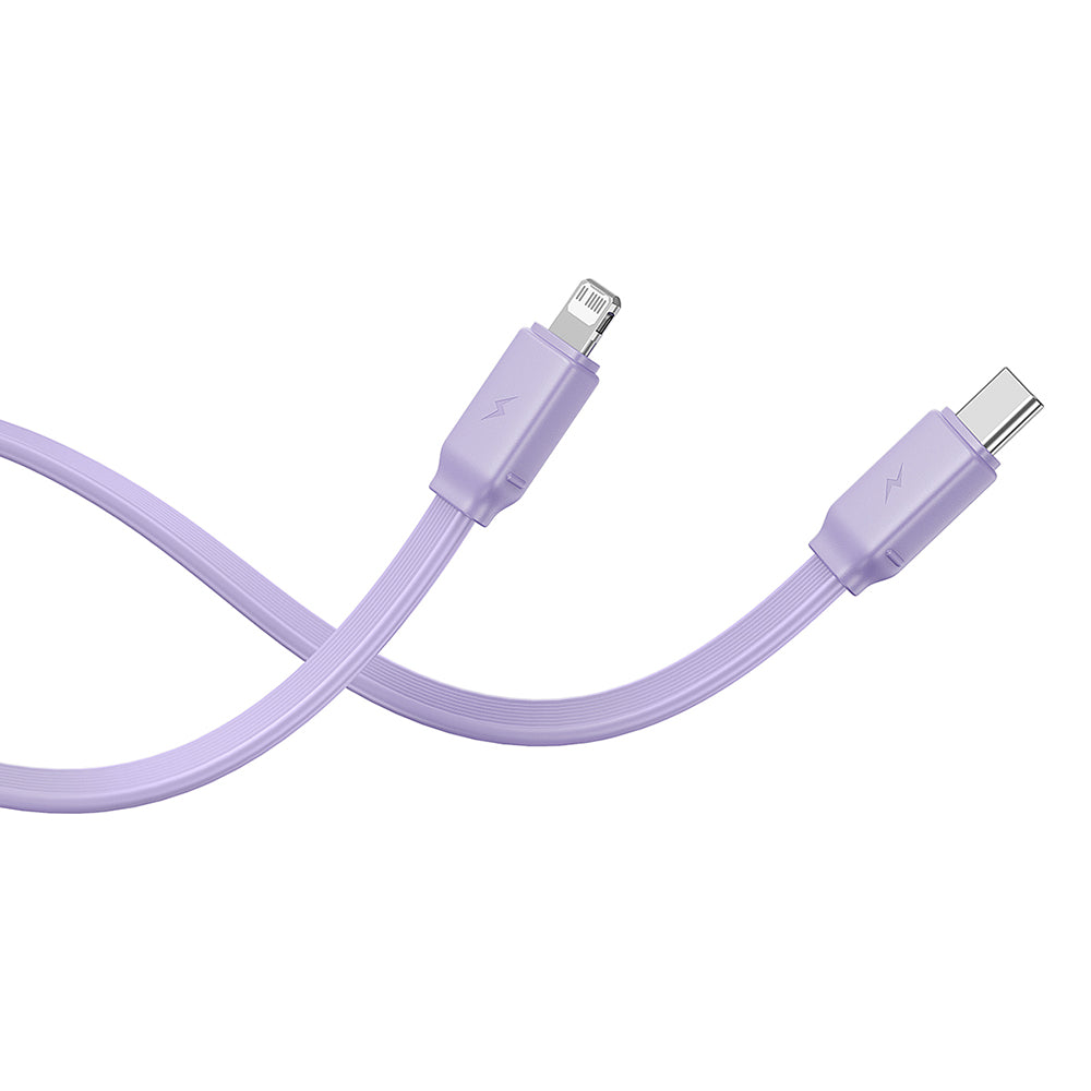 Baseus - Power Bank Qpow Pro+ (P10055003513-00) - Lightning, 2x Type-C, USB, 22.5W, 10000mAh, Cable Type-C, 30cm - Purple