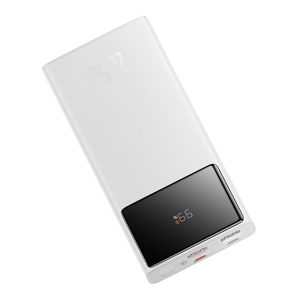 Baseus Star-Lord Power Bank 10000mAh 22.5W με 2 Θύρες USB-A και Θύρα USB-C Λευκό