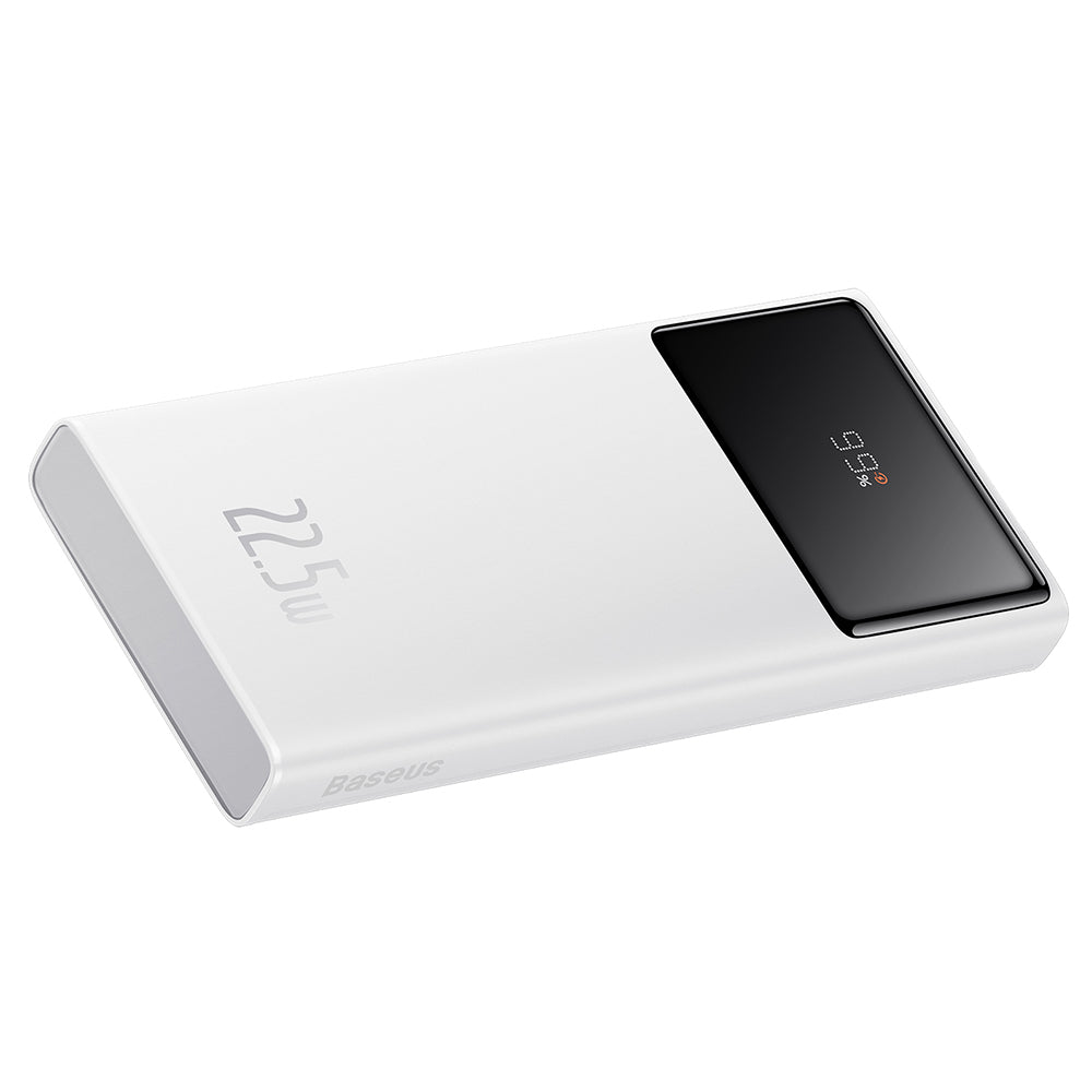Baseus Star-Lord Power Bank 10000mAh 22.5W με 2 Θύρες USB-A και Θύρα USB-C Λευκό