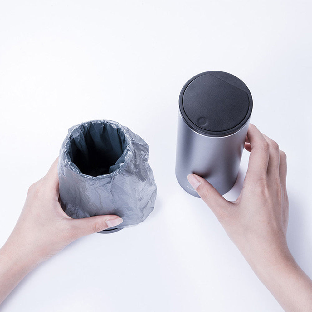 Baseus - (60 pack) Trash Bag Gentleman Style (CRLJD-0G) - for Trash Can, 2 Rolls - Gray