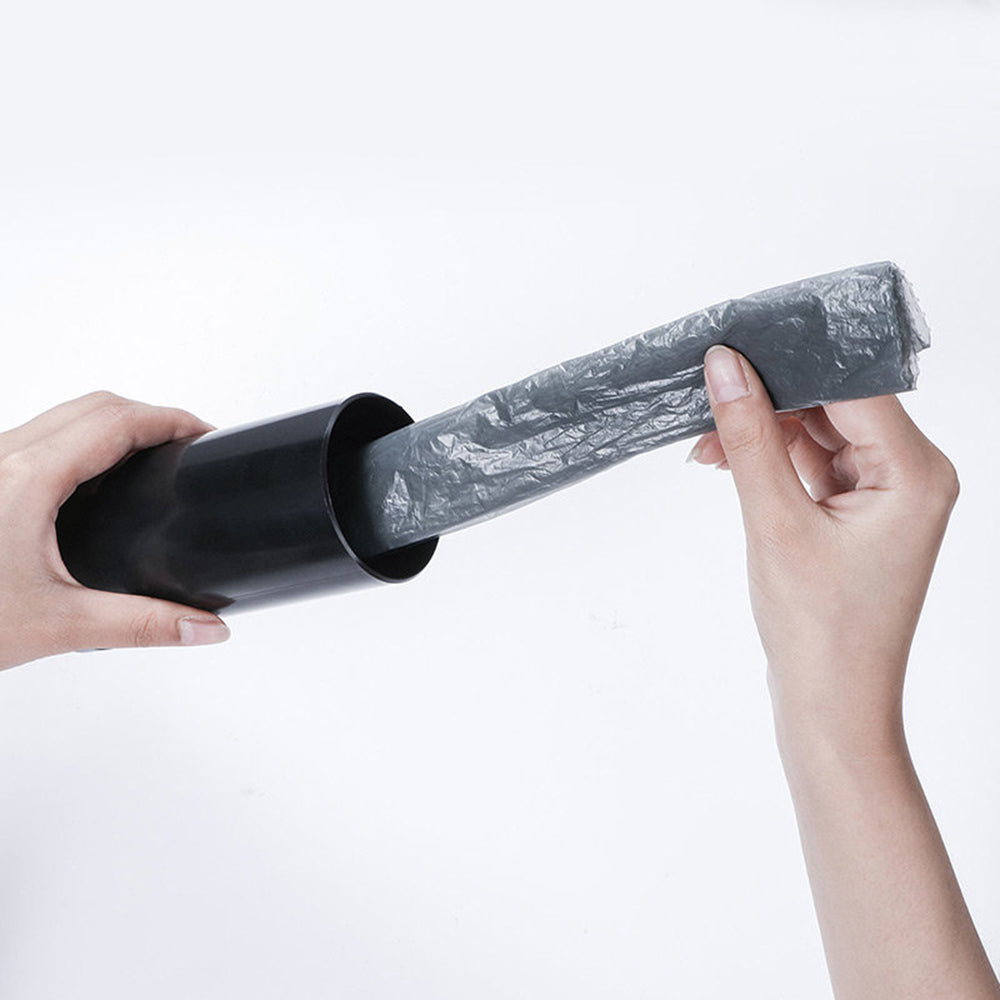 Baseus - (60 pack) Trash Bag Gentleman Style (CRLJD-0G) - for Trash Can, 2 Rolls - Gray