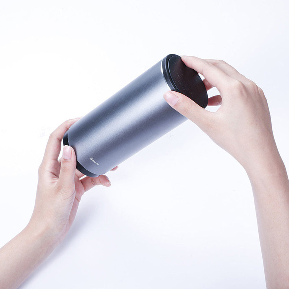 Baseus - (60 pack) Trash Bag Gentleman Style (CRLJD-0G) - for Trash Can, 2 Rolls - Gray