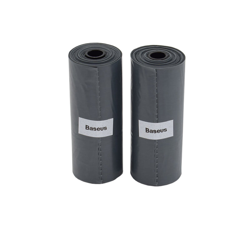 Baseus - (60 pack) Trash Bag Gentleman Style (CRLJD-0G) - for Trash Can, 2 Rolls - Gray