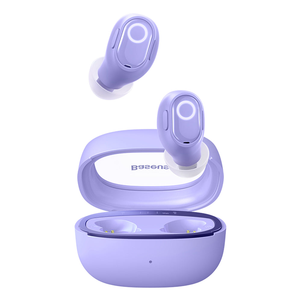 Baseus - Wireless Earbuds WM02+ (NGTW370305) - True Wireless Stereo, Bluetooth V5.3, Smart Display - Purple