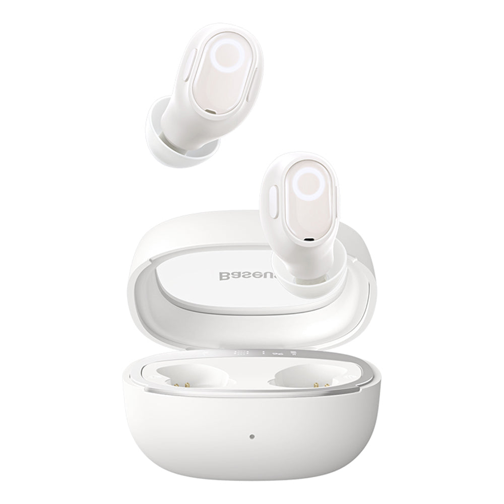 Baseus - Wireless Earbuds WM02+ (NGTW370302) - True Wireless Stereo, Bluetooth V5.3, Smart Display - Creamy White