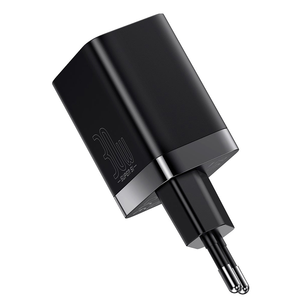 Baseus - Wall Charger Super Si Pro (CCSUPP-E01) - Type-C, USB, Fast Charge, 30W - Black