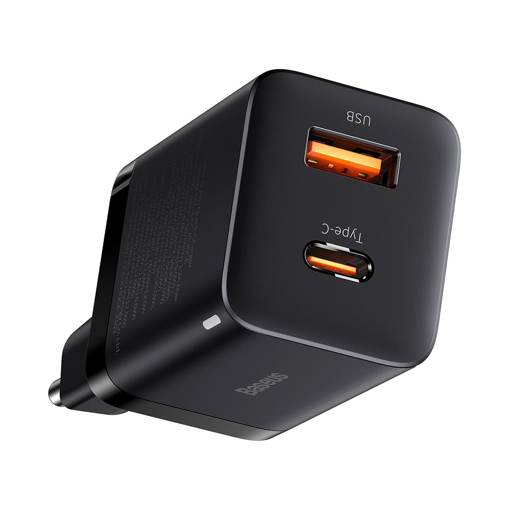 Baseus - Wall Charger Super Si Pro (CCSUPP-E01) - Type-C, USB, Fast Charge, 30W - Black