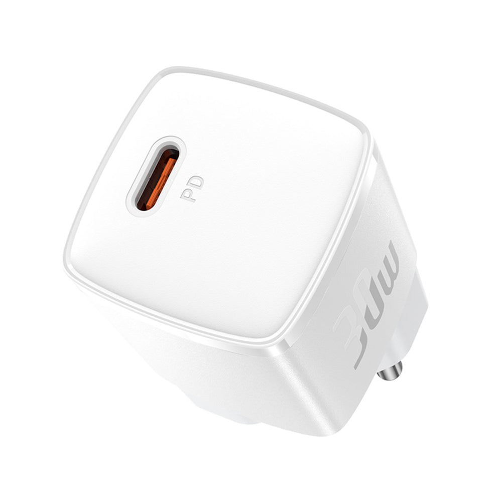 Baseus - Wall Charger Cube Pro (CCXF000302) - Fast Charger, Type-C, 30W - White