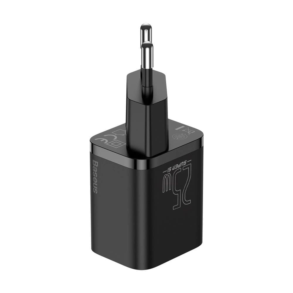 Baseus - Wall Charger Super Si 1C (CCSP020101) - Type-C, Fast Charge, 25W - Black