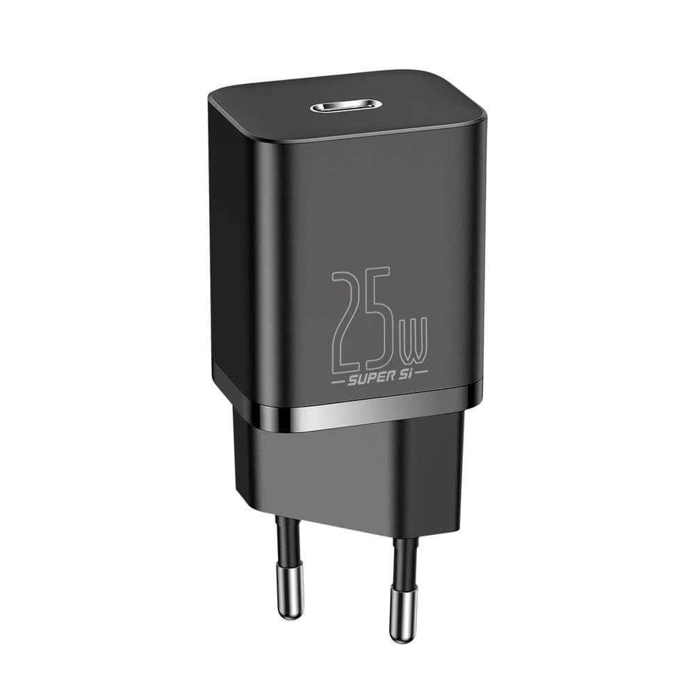 Baseus - Wall Charger Super Si 1C (CCSP020101) - Type-C, Fast Charge, 25W - Black