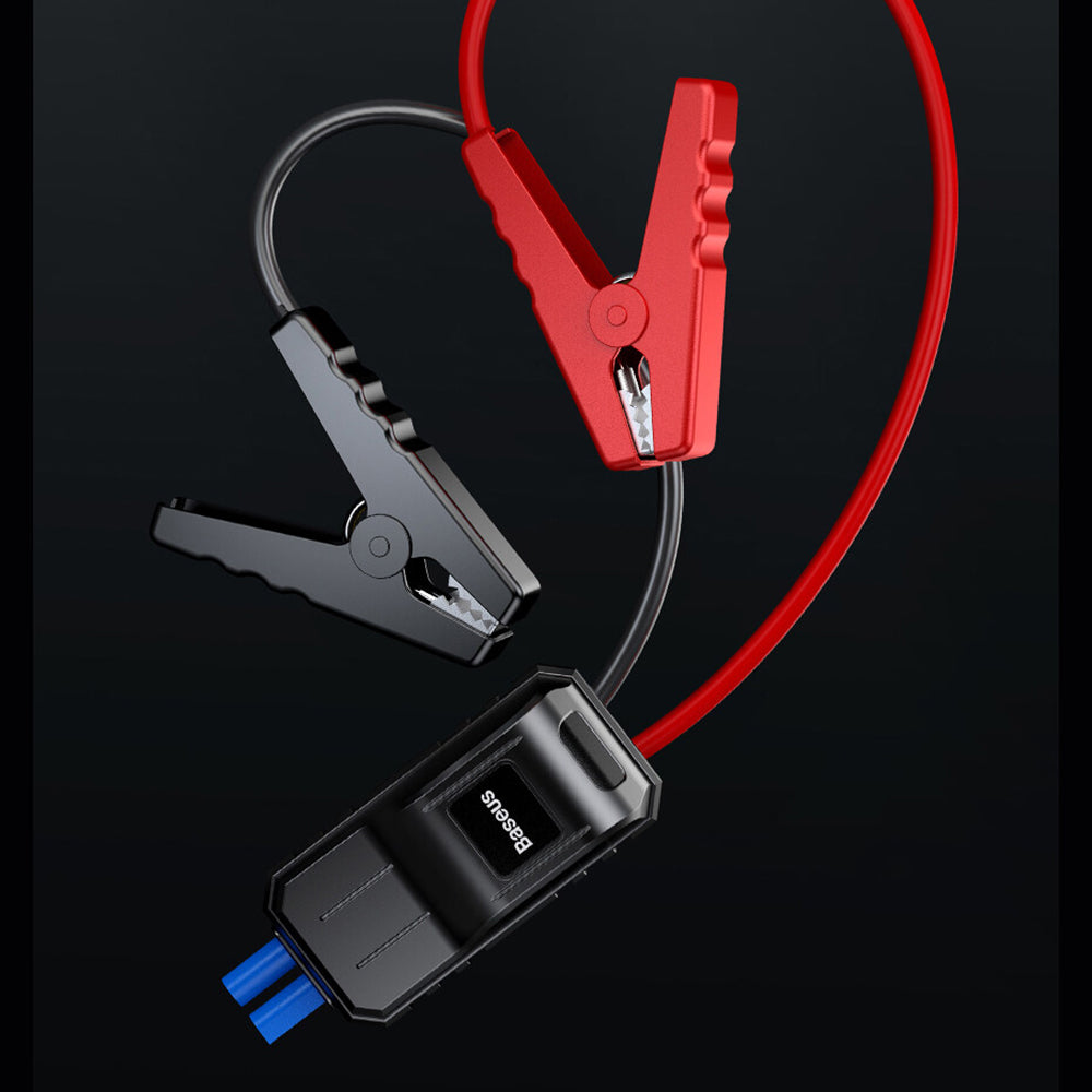 Baseus - Car Jump Starter Super Energy Air (C00245501113-00) - with Power Bank, 10000mAh, 1000A, USB, Type-C - Cluster Black