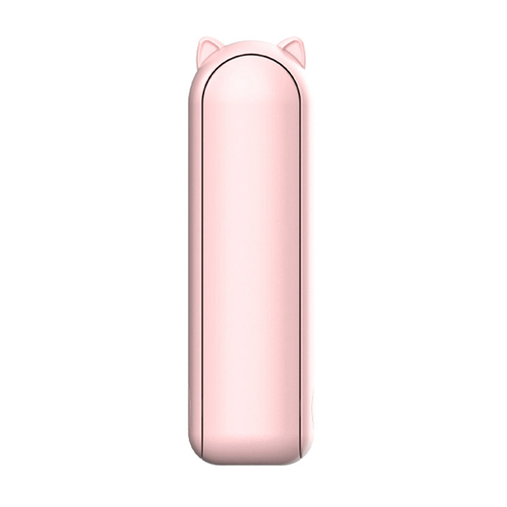 Techsuit - Mini Portable Hand Fan (HZ001) - 2000mAH, USB Rechargeable, 3 Speeds Adjustable - Pink