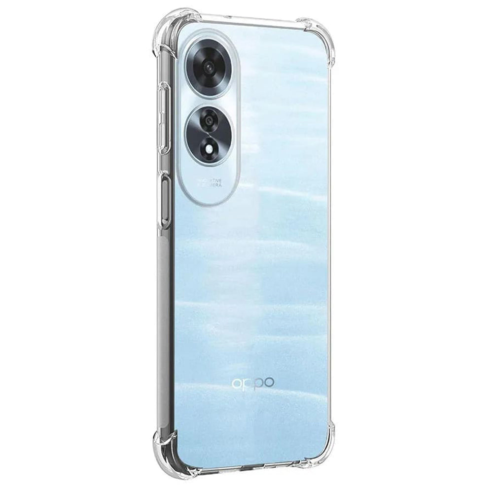 Techsuit - Shockproof Clear Silicone - Oppo A60 4G - Clear