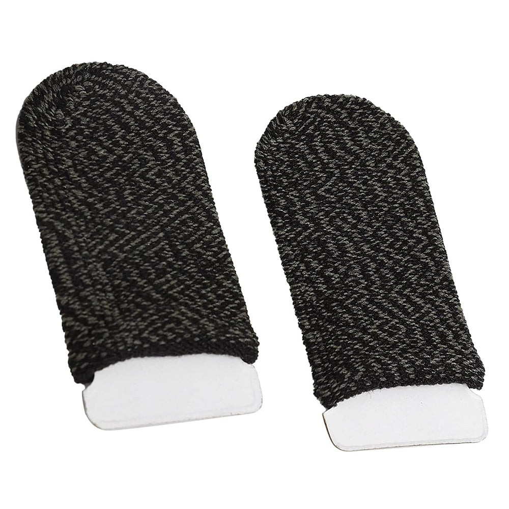 Techsuit - Mobile Gaming Finger Sleeve (FS2) - for Peaceful Elite, King of Glory, Call of Duty - Black
