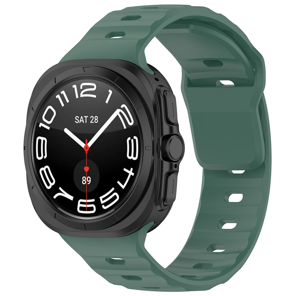Techsuit - Watchband (W055) - Samsung Galaxy Watch UltraÂ 47mm / Watch Ultra 2 - Dark Green