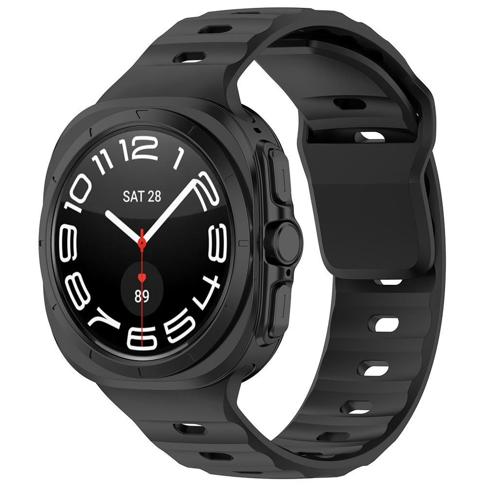 Techsuit - Watchband (W055) - Samsung Galaxy Watch UltraÂ 47mm / Watch Ultra 2 - Black