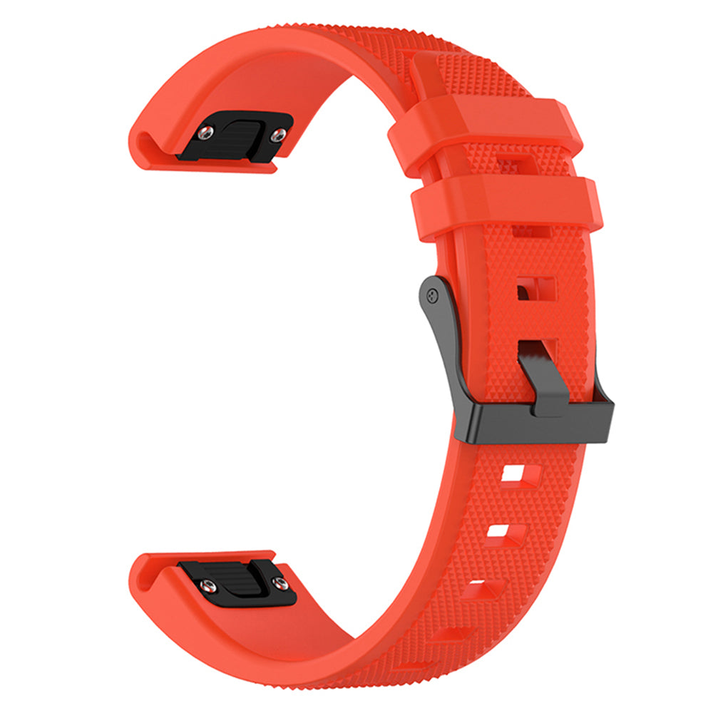 Techsuit - Watchband QuickFit 22mm (W058) - Garmin Fenix 5/5 Plus 6/6 Pro/7/Forerunner 945/955/970/Approach S60/S62 - Orange
