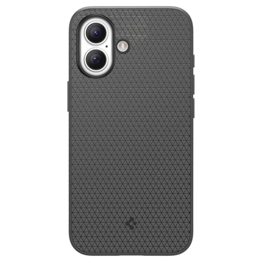 Spigen Liquid Air Back Cover Σιλικόνης Matte Black iPhone 17 - Γκρί
