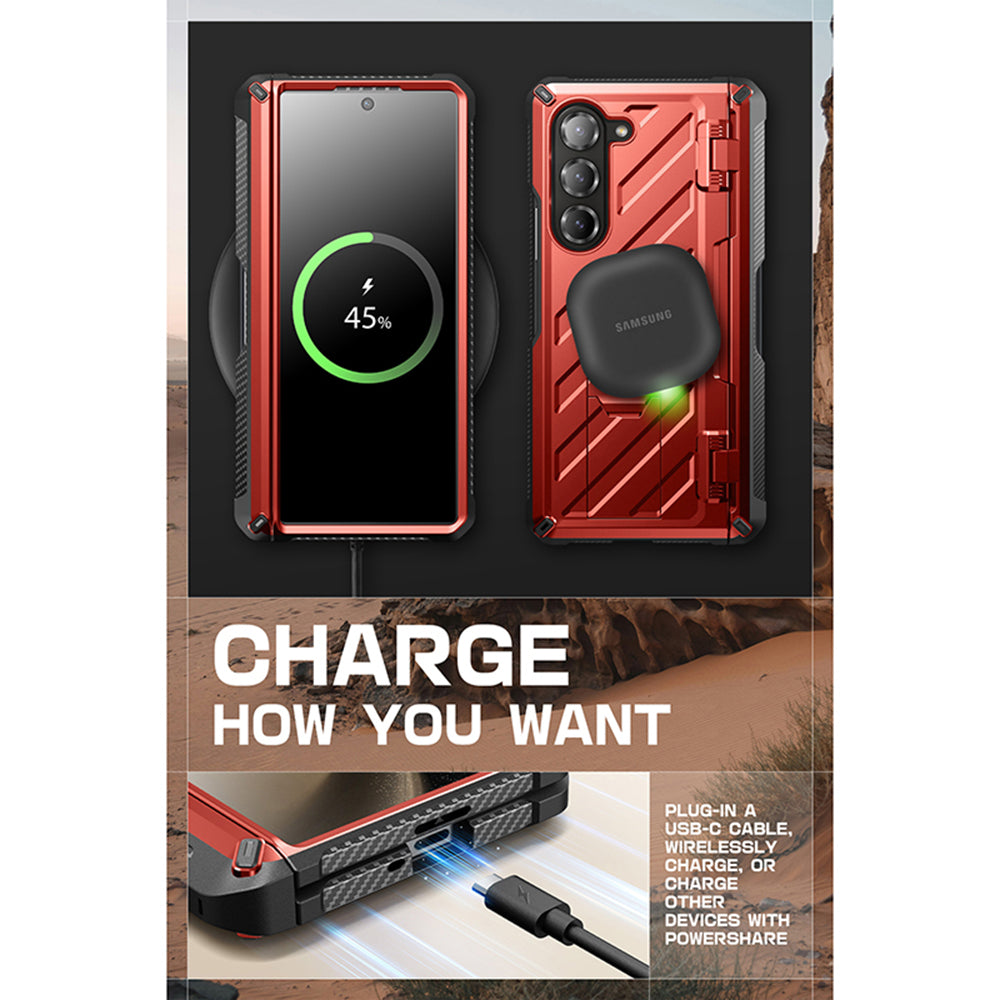 Supcase - Unicorn Beetle Pro - Galaxy Z Fold6 - Ruddy