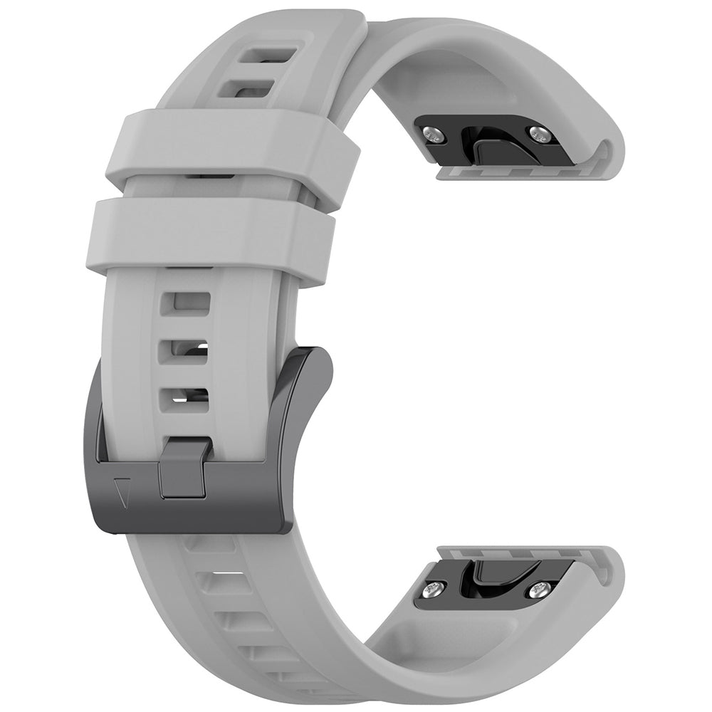 Techsuit - Watchband QuickFit 26mm (W060) - Garmin Fenix 3/3 HR/5X/5X Plus/6X/6X Pro/7X/7X Pro Solar - Gray