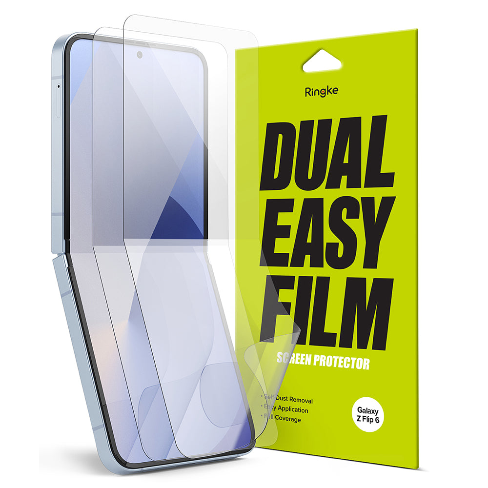 Ringke - Dual Easy Full (2 pack) - Samsung Galaxy Z Flip6 / Flip7 FE - Clear