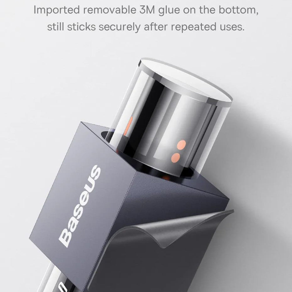 Baseus - Parking Number Space (CNHM020014) - Temporary Parking Sign for Dashboard, Removable 3M Glue, 6 Sets of Digits - Grey