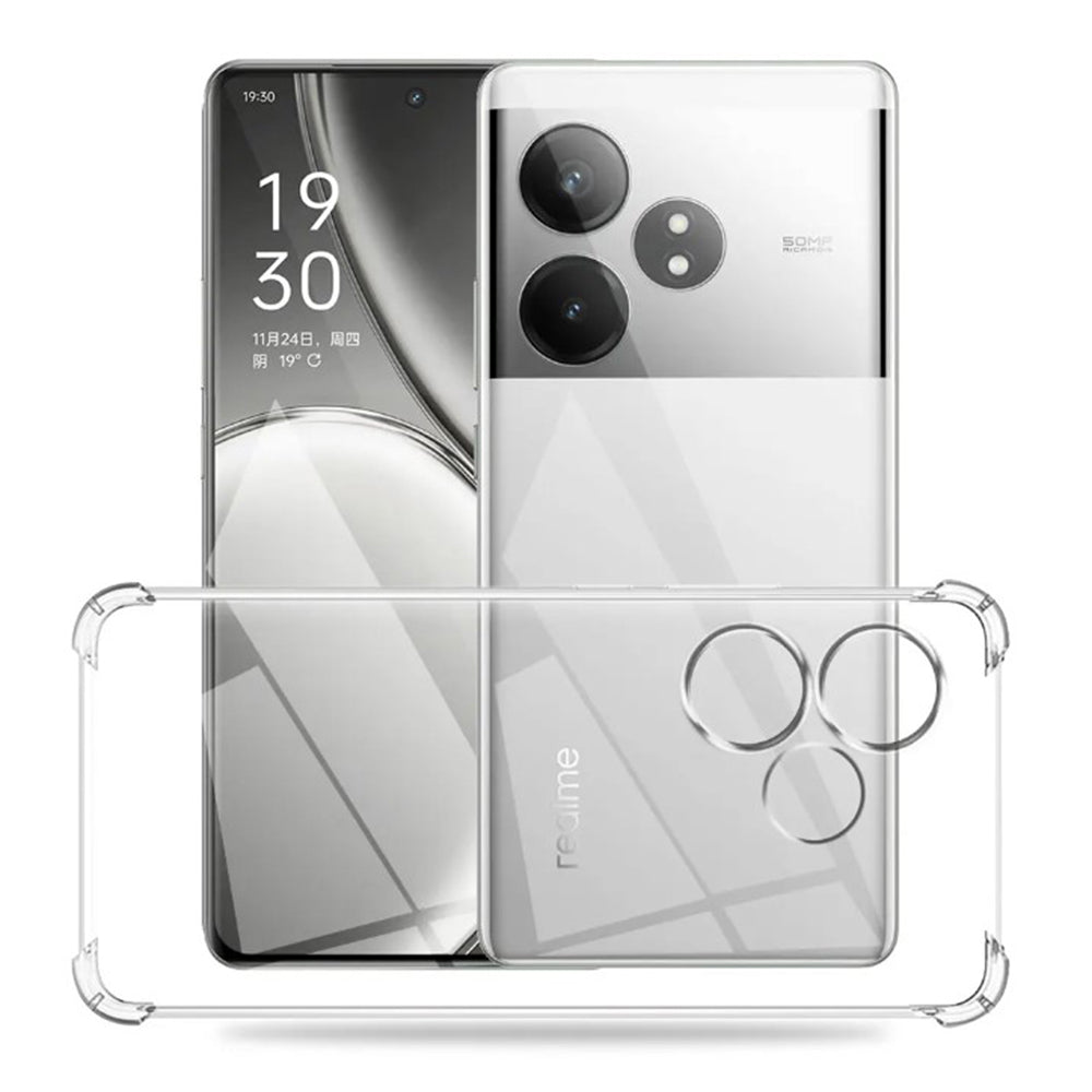 Techsuit - Shockproof Clear Silicone - Realme GT 6 / GT 6T - Clear