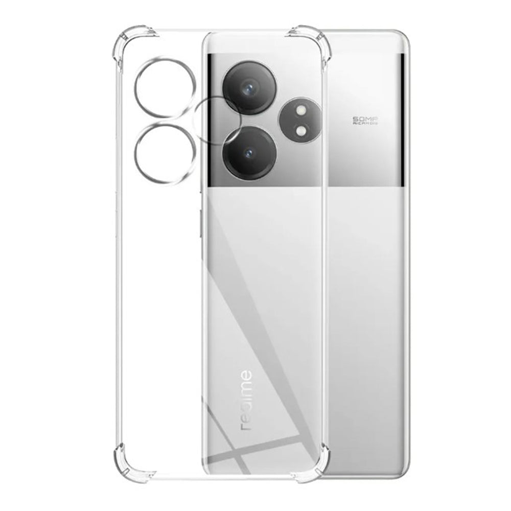 Techsuit - Shockproof Clear Silicone - Realme GT 6 / GT 6T - Clear