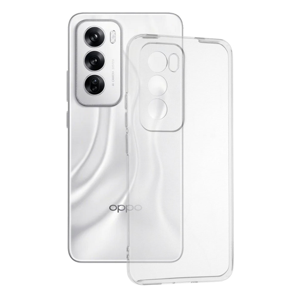 Techsuit - Clear Silicone - Oppo Reno12 - Transparent
