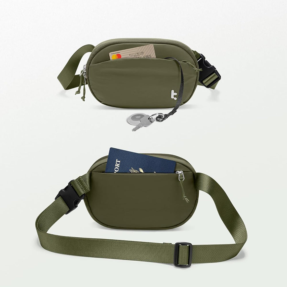 Tomtoc - Waist Bag T32 (T32S1T1) - with Belt for Recreational Activity, Fitness - Green
