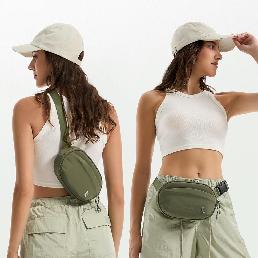 Tomtoc - Waist Bag T32 (T32S1T1) - with Belt for Recreational Activity, Fitness - Green