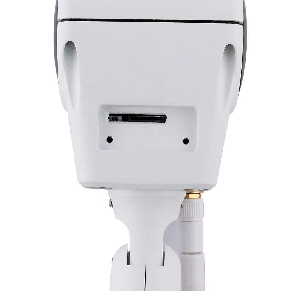 Techsuit - Outdoor Wi-Fi Camera (K5) - 3MP, Nigh Vision, 360° Fisheye Lens, Waterproof, V380 PRO App - White