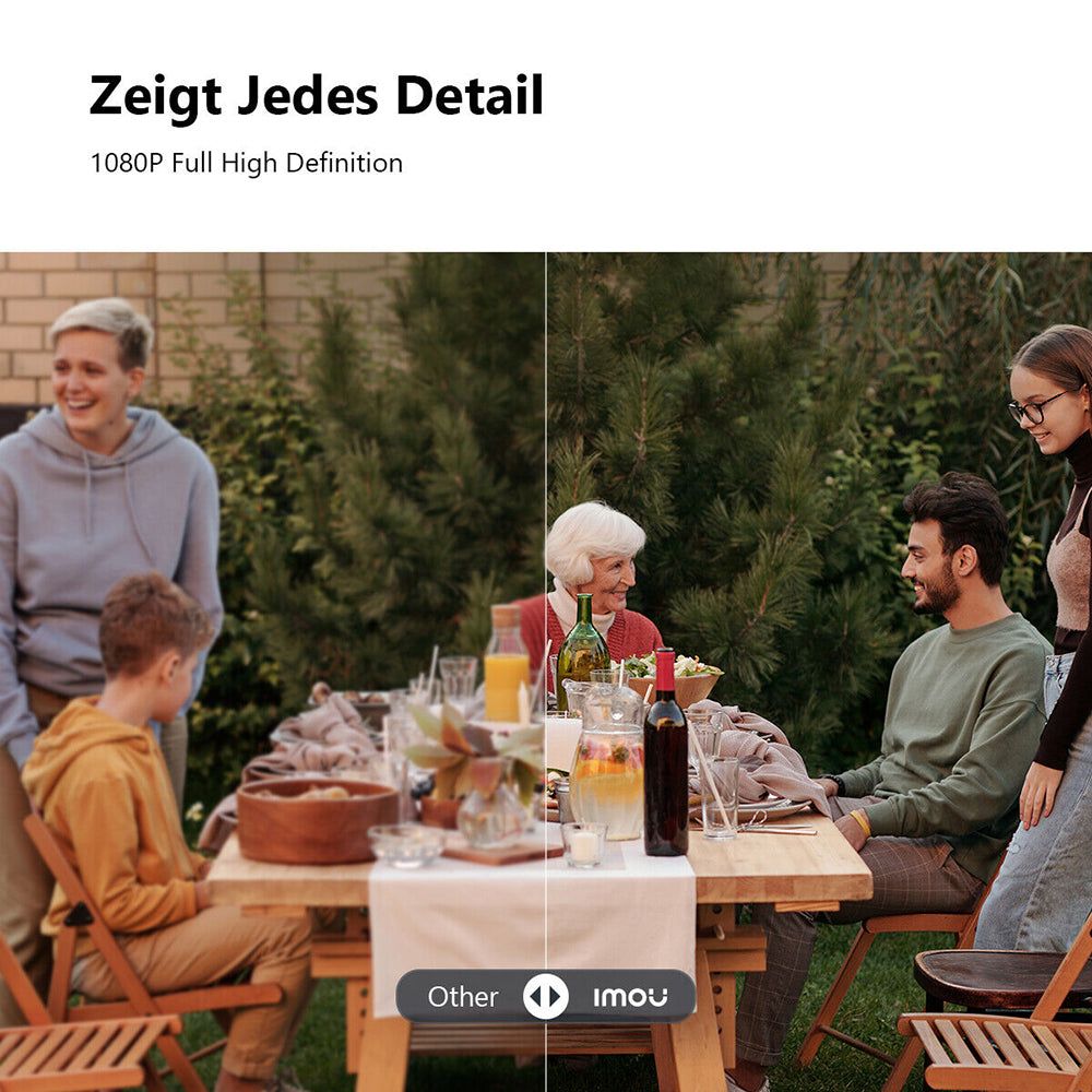 Imou - Outdoor Camera Cruiser SE+ (IPC-K7CP-5H1WE) - 5MP, Built-in Mic, Human Detection, Night Vision - White