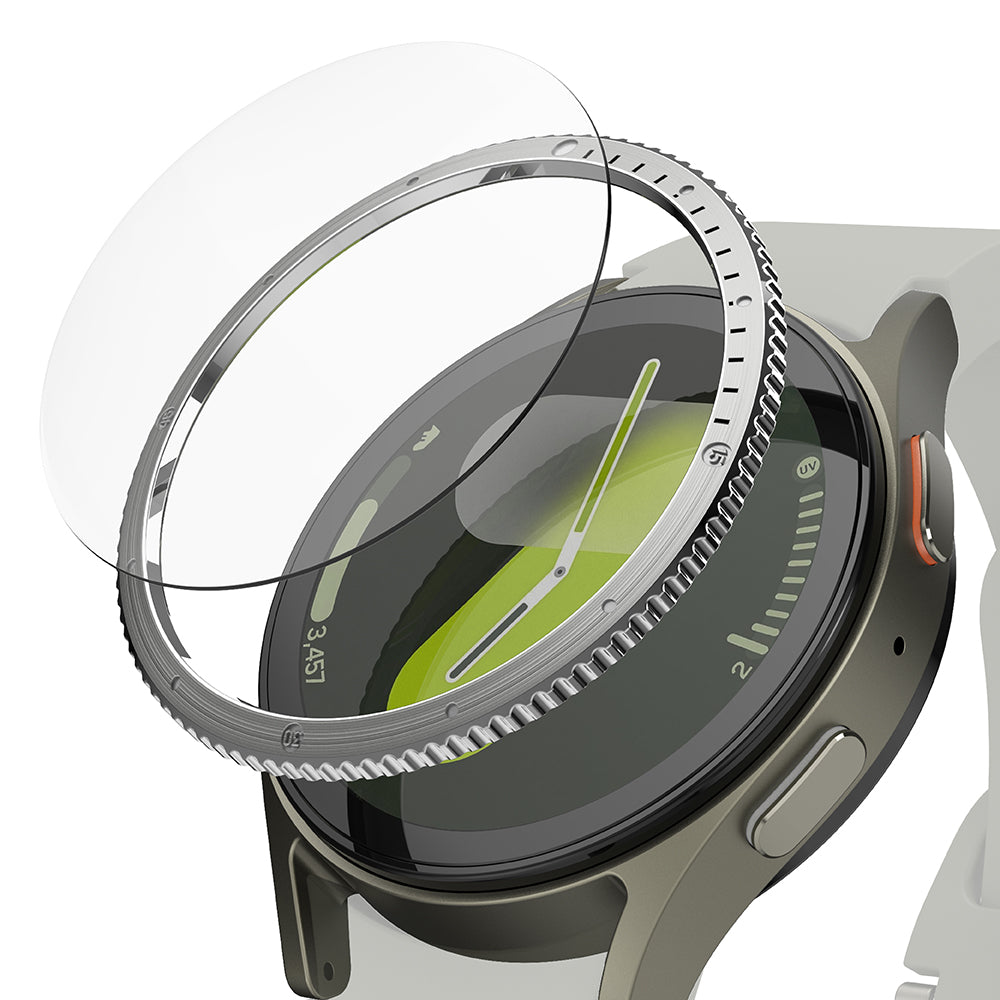 Ringke - Bezel Styling - Samsung Galaxy Watch7Â 40mm - Silver Pattern7 (CB-GW7-40-03)