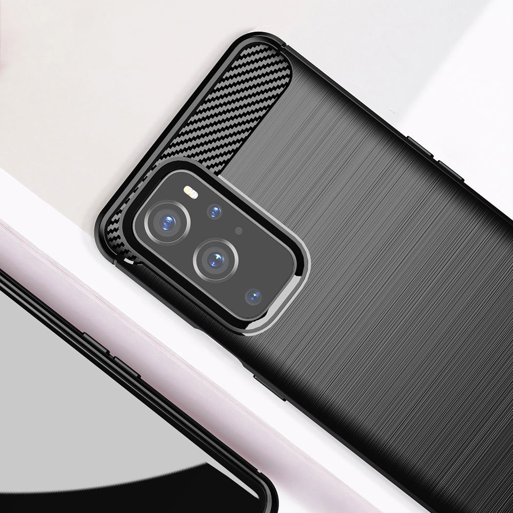 Techsuit - Carbon Silicone - OnePlus 9 Pro - Black