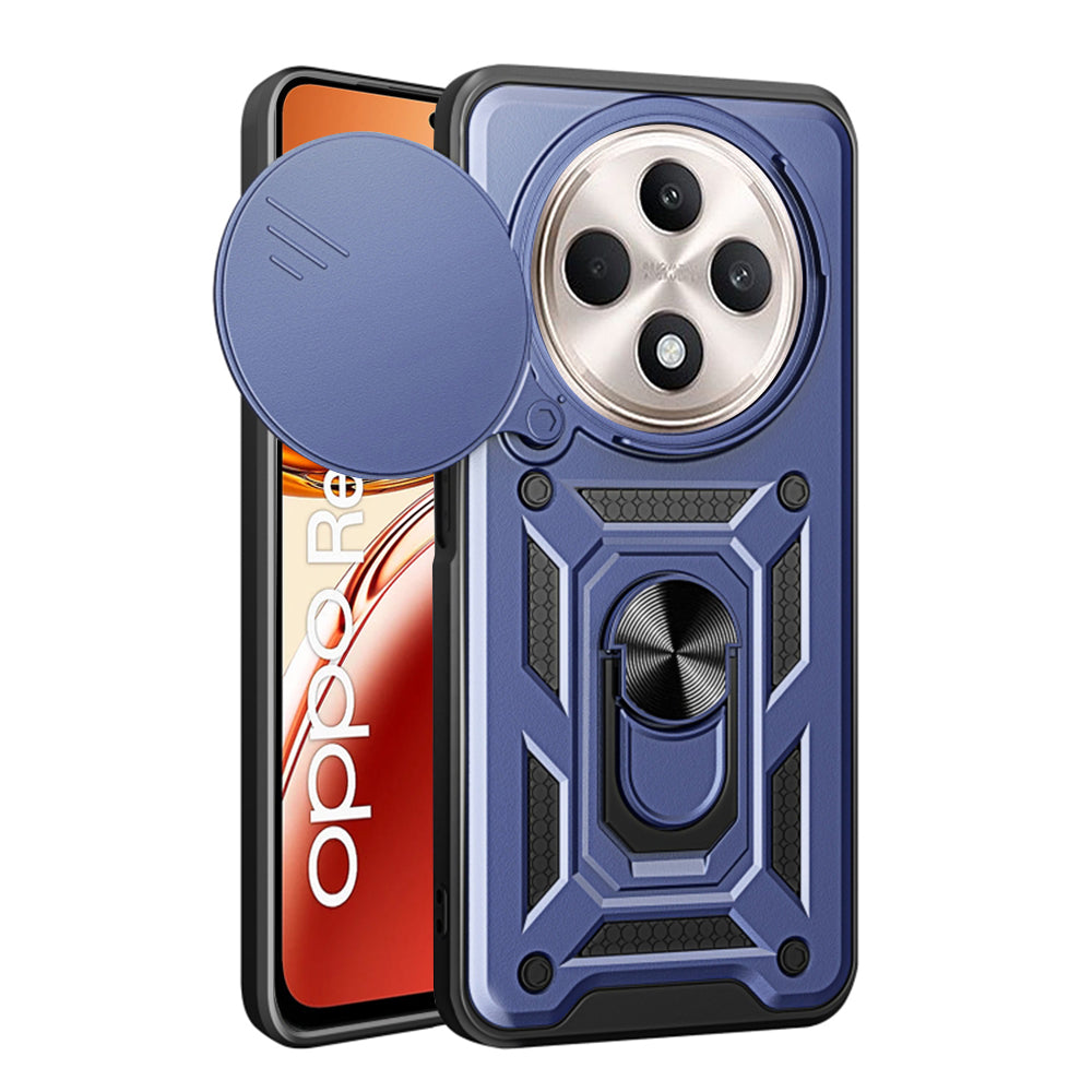 Techsuit - CamShield Series - Oppo Reno12 F 4G / Reno12 F 5G / Reno12 FS 4G / Reno12 FS 5G - Blue