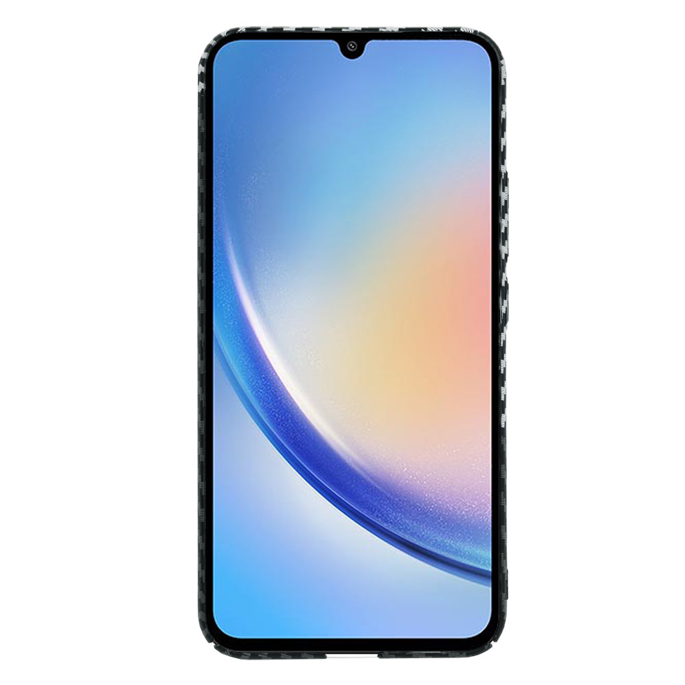 Techsuit - Carbonite FiberShell - Galaxy A34 5G - Stealth Gray