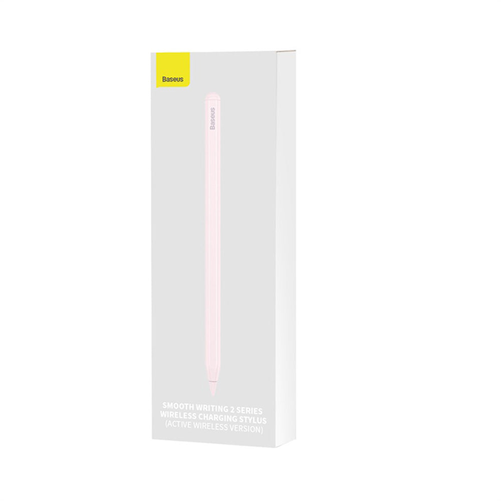 Baseus - Stylus Pen Smooth Writing 2 Series (SXBC080004) - Active, Capacitive, with Palm Rejection - Sakura Pink
