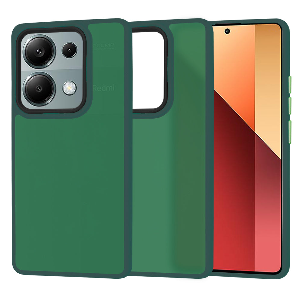 Techsuit - HaloFrostÂ Series - Xiaomi Redmi Note 13 Pro 4G / Poco M6 Pro 4G - Midnight Green