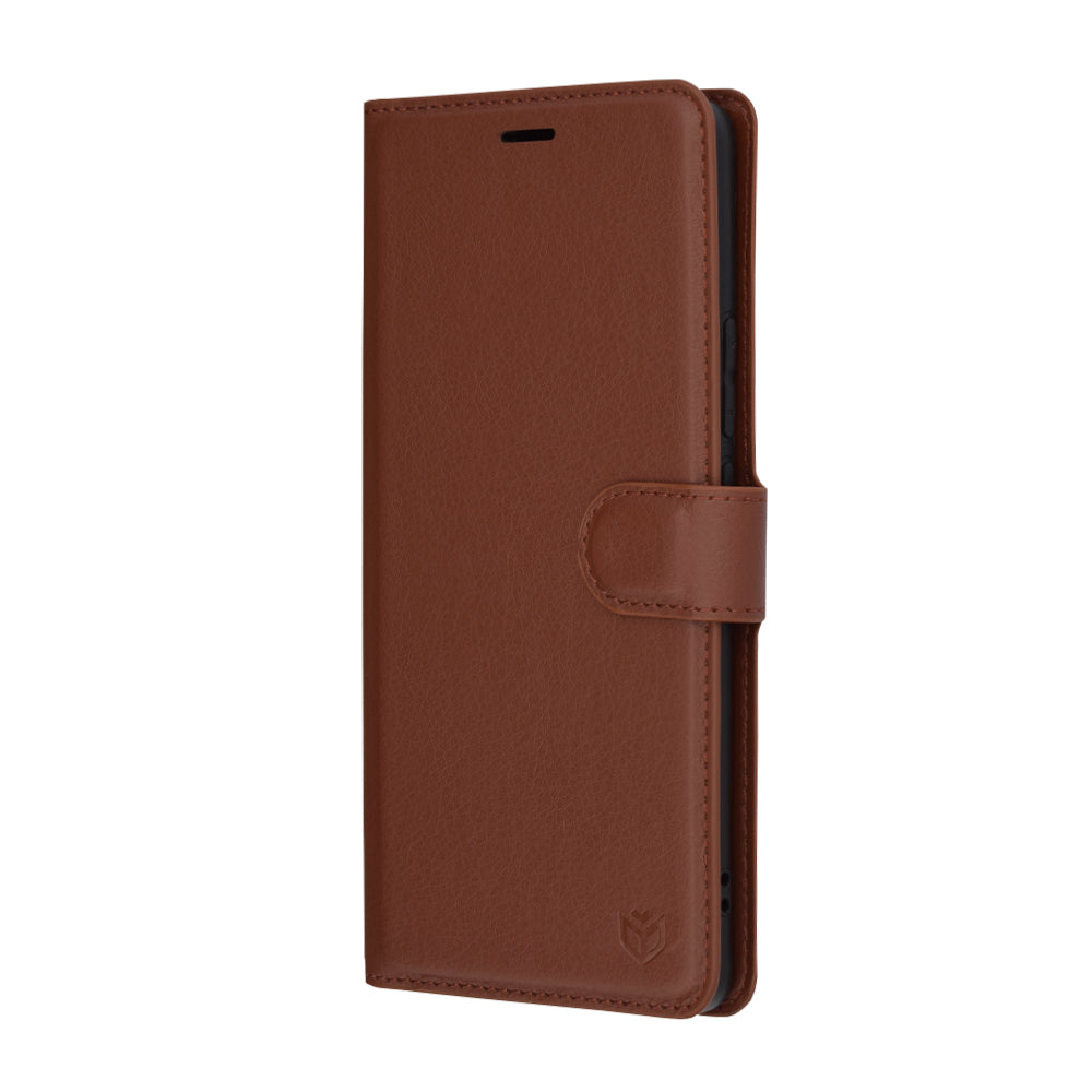 Techsuit - Leather Folio - Realme  GT 6 / GT 6T - Brown