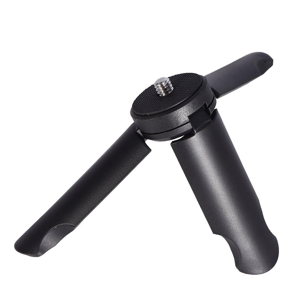 Techsuit - Mini Tripod (TPD1) - Anti Slip, for Selfie Sticks, Universal, with 1/4 inch Screw - Black