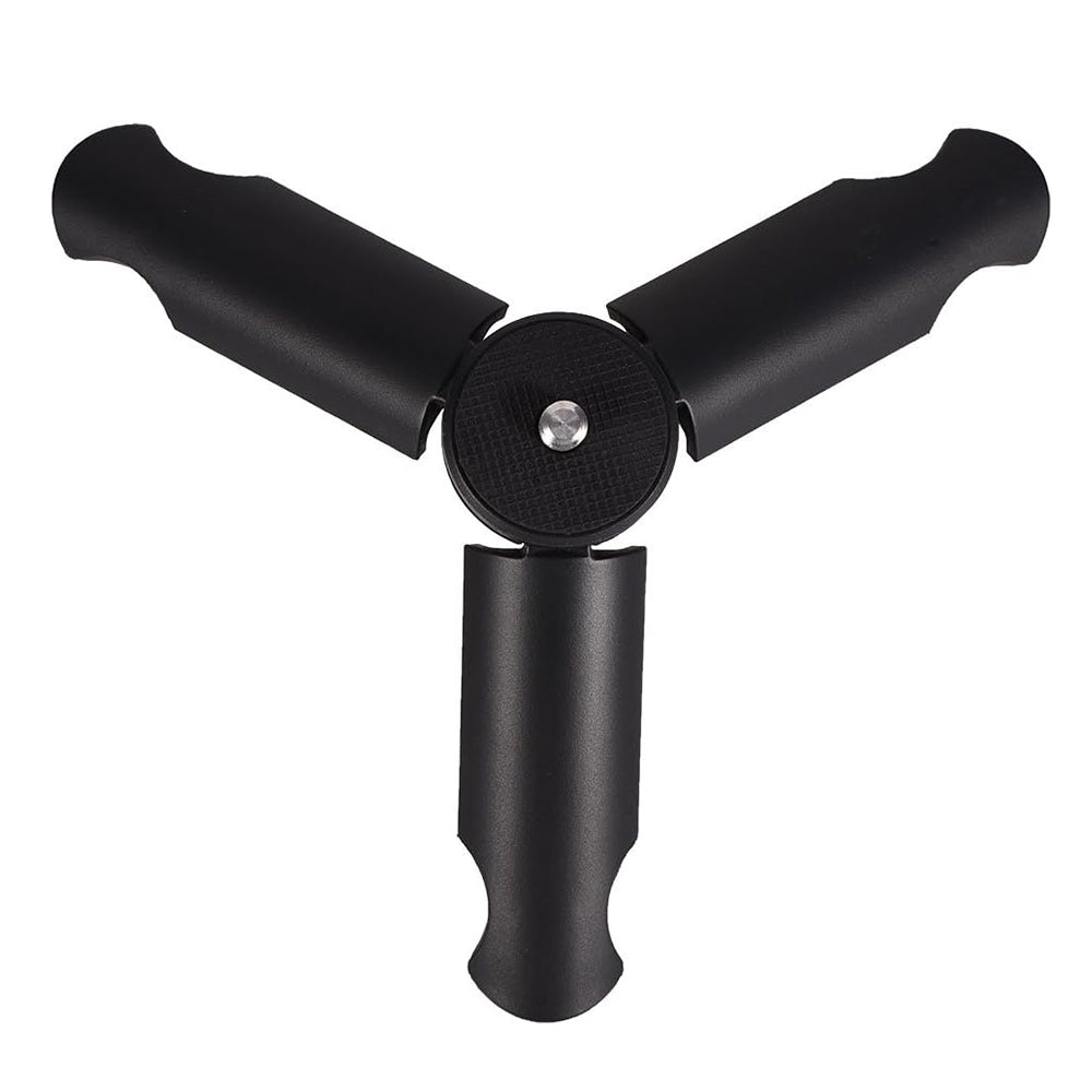 Techsuit - Mini Tripod (TPD1) - Anti Slip, for Selfie Sticks, Universal, with 1/4 inch Screw - Black