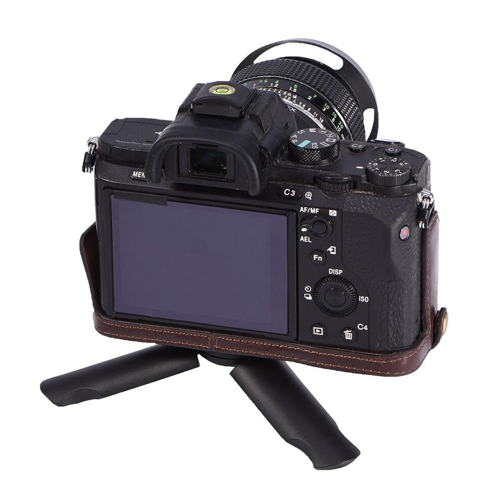 Techsuit - Mini Tripod (TPD1) - Anti Slip, for Selfie Sticks, Universal, with 1/4 inch Screw - Black